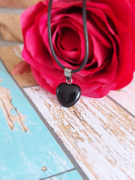 Hart Toermalijn Zwart (15 mm)