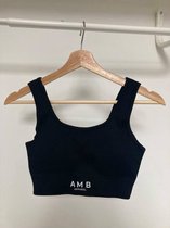 AMB apparel Sport BH Simply Black maat S