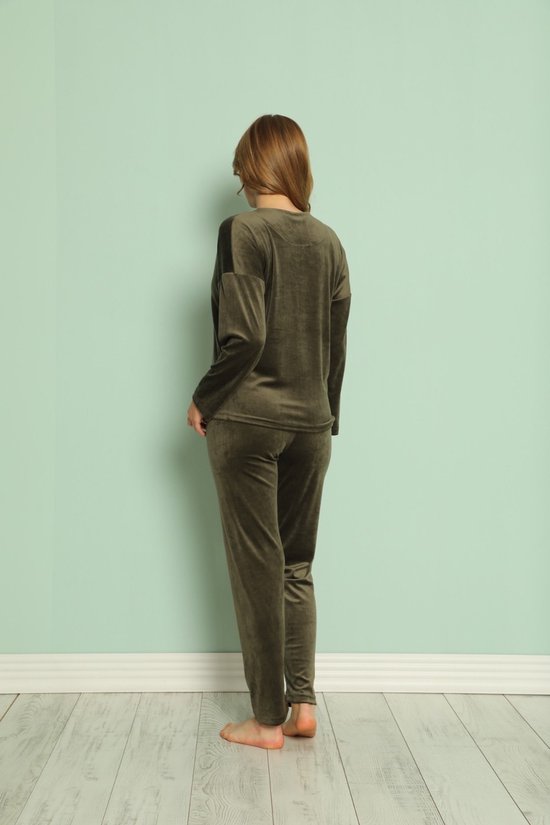 Irresistible Dames Huispak - Fleece - Bolletjes - Grijs