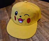 Pokémon - Baseballpet gebaseerd op het karakter Pikachu (kawaii, animé, manga)