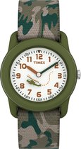 Timex Time Teacher T78141 Horloge - Textiel - Grijs - Ø 29 mm