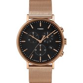 Timex Fairfield TW2T37100 Horloge - Staal - Rosékleurig - Ø 41 mm