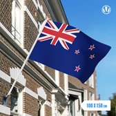 Vlag Nieuw-Zeeland 100x150cm - Glanspoly
