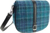 Glen Appin Harris Tweed Schoudertas Beauly Blauw (Sea Blue) - Made in Scotland