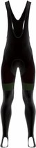 Sport2x T-PRO Premium Pantalon long femme avec peau de chamois Zwart/ Vert XL