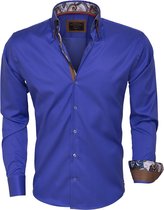 Overhemd Lange Mouw 75409 Dark Blue