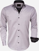Overhemd Lange Mouw 75394 Grey
