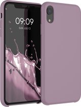 kwmobile telefoonhoesje voor Apple iPhone XR - Hoesje met siliconen coating - Smartphone case in druivenblauw