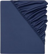 Meradiso satijn 90-100 x 200cm Donkerblauw