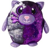 smimmeez knuffel christie de kat knuffel 36 cm hoog met kleuren pailletten