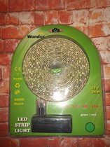 Wonder 300 Leds  GROENE LEDstrip Waterdicht 5 meter lang INCLUSIEF voeding! complete set  24watt IP65