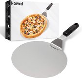 Nowad Pizzaschep RVS Rond - 30,5 cm - PVC Handvat