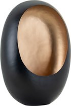 Kandelaar Egg - Standing Egg holder - zwart goud - 60 cm hoog - groot