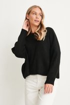 na-kd Wide Knitted Dames Trui - Maat Large