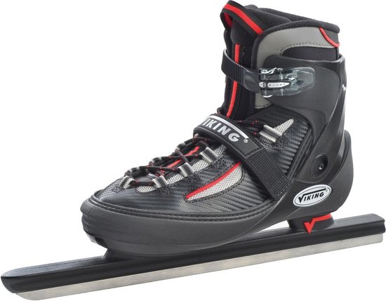 gewoon kwaadheid de vrije loop geven Supermarkt Viking Schaatsen - Maat 36 - Unisex - zwart - grijs - rood - wit | bol.com