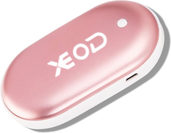 Previs site embargo magneet Elektrische Handwarmer Met Powerbank - USB Oplaadbaar - Roze | bol.com