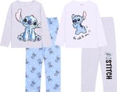 2x Grijs-blauwe meisjespyjama Lilo en Stitch DISNEY / 11-12 jaar 152 cm