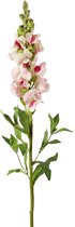 Viv! Home Luxuries Leeuwenbek - kunstbloem - roze wit - 69cm - topkwaliteit