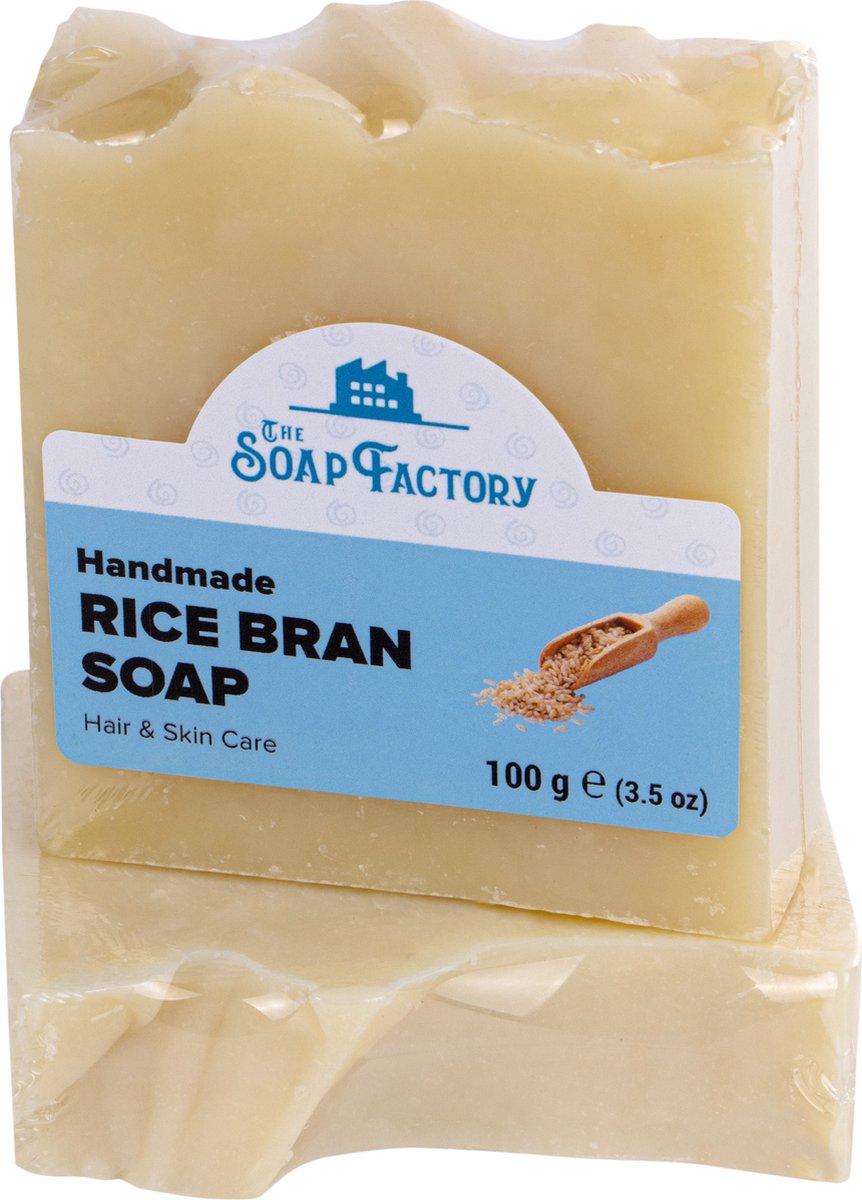 The Soap Factory rijstzemelenzeep 100% natuurlijk en handgemaakt