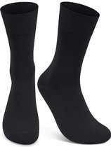 Naft katoenen sokken unisex - 6 paar - zwart -maat- 39-42