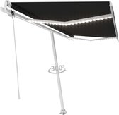 Everest Luifel automatisch met LED en windsensor 450x300 cm antraciet