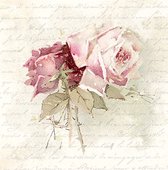 Servet, Vintage Rose Poem