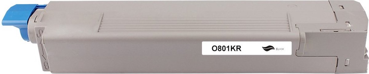 Oki 44643004 Toner Cartridge Zwart - 7000 Pagina's - Huismerk Compatible - 44643004 alternatief - Oki inktcartridge - Okidata C801 C821 - 44643004 compatible Tonercartridge