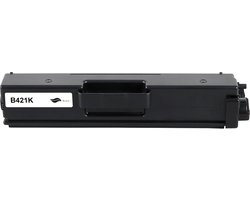 Toners-kopen.nl Brother TN-421BK TN421BK Toner Zwart - 3000 pagina's - Huismerk Compatible - B421K alternatief