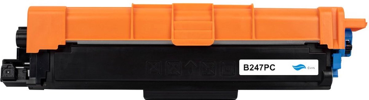 Brother TN-247C - Toner Cyaan - 2.300 pagina's - Huismerk Compatible - Geschikt voor Brother DCP-L3510CDW Brother DCP-L3517CDW Brother DCP-L3550CDW Brother HL-L3210CW Brother HL-L3230CDW Brother HL-L3270CDW Brother MFC-3750CDW Brother MFC-L3710CW