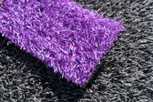 Kunstgras violet 2 x 25 mètres - 25 mm  Production néerlandaise - Déclaré le tapis de gazon le plus doux  Perméable à l'eau | Jardin | Enfant | Animal