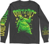 Disney The Nightmare Before Christmas Longsleeve shirt -XL- Roll The Dice Zwart