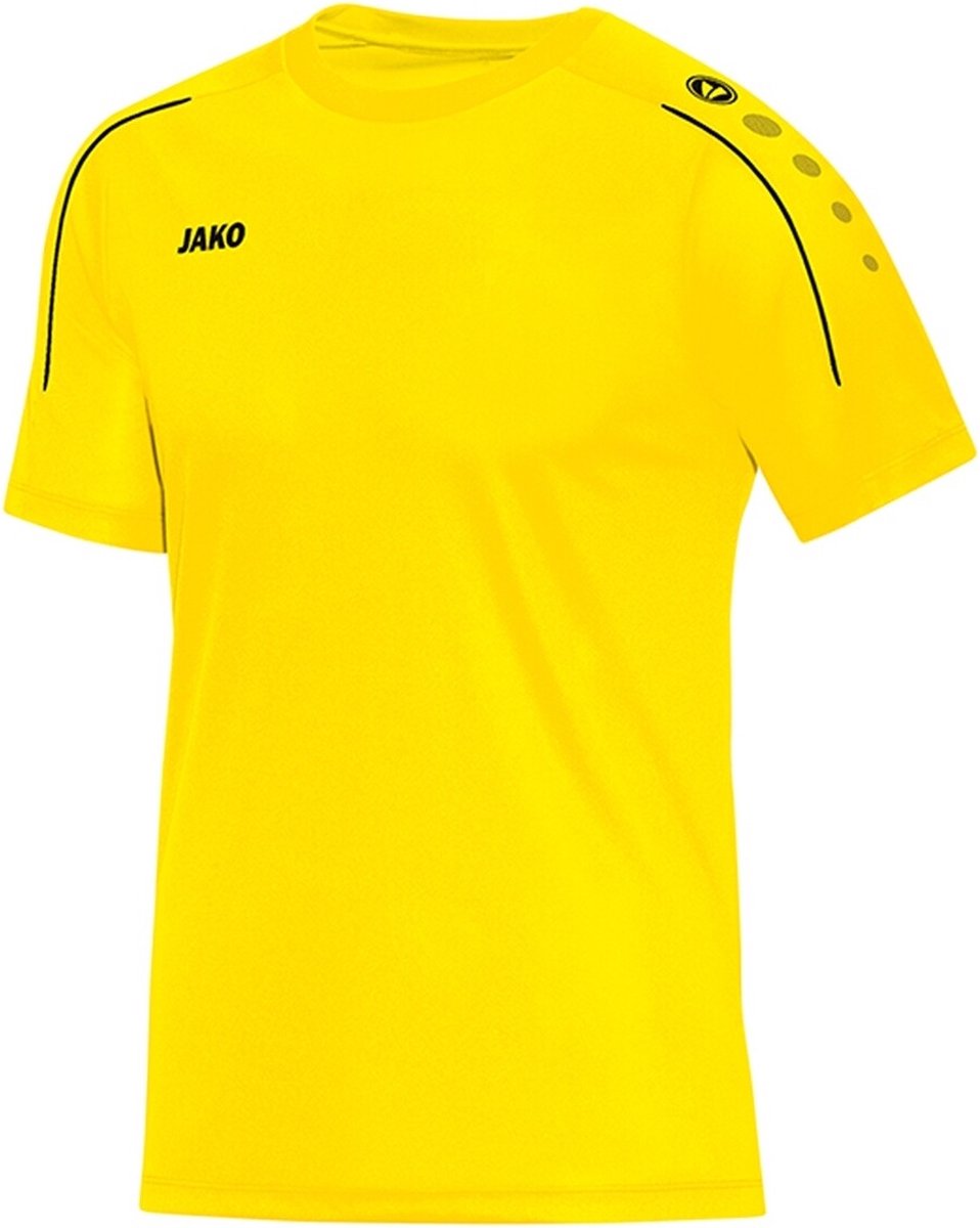 Jako - T-Shirt Classico - T-shirt Classico - XXL - Geel