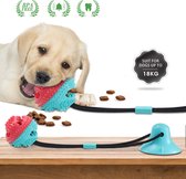 CHARMINER Hondenspeelgoed met zuignap - hondenmolar , kauwtouw, speelgoed voor hond, tandenborstel, speelgoed voor honden, kauwen, spelen