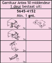 Hawa-22849 Antea 50/FS 1 buitendeur midden hout | Sluitwerk Garnituur |