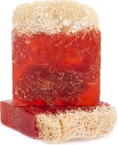 The Soap Factory Natuurlijke Luffa met Aardbeien zeep
