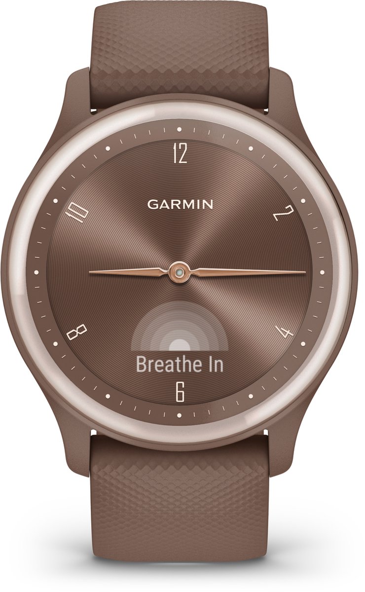 Garmin Vivomove Sport - Hybrid smartwatch - Echte wijzers - Verborgen ...