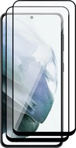 Screenprotector geschikt voor Samsung Galaxy S21 FE - 2x Beschermglas Gehard Glas Tempered Glass Full Screen Protector