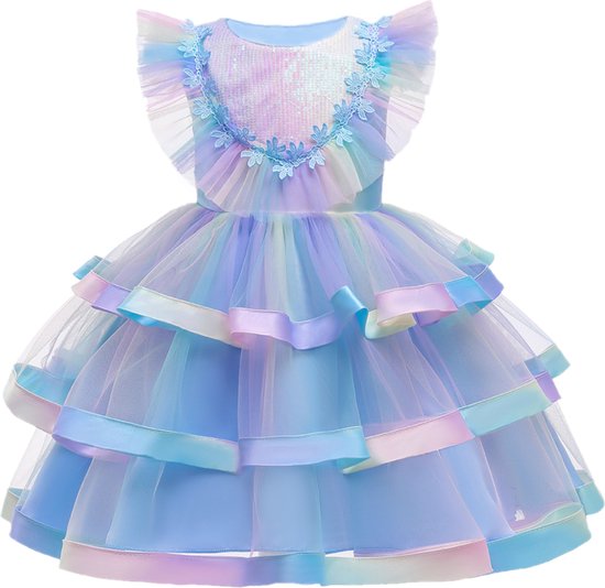 Prinses - Luxe jurk - Prinsessenjurk - Verkleedkleding - jaar