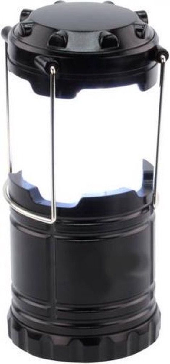 Luxe Camping Lantaarn - Fel - 2IN1 - Vlam Effect - Zwart - Campinglamp - Tentlamp van Luxe. — afbeelding 5