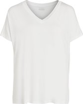 VILA VIBELIS V-NECK S/S TOP/SU - NOOS Dames T-shirt - Maat L