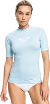 Roxy - UV Rashguard voor dames - Whole Hearted - Korte mouw - Cool Blue - maat XXL (44)