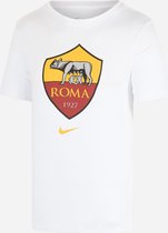 AS Roma fanshirt, Nike, wit met borstlogo - Maat M -