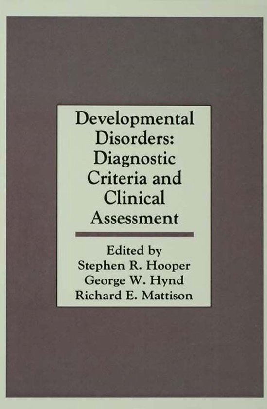Developmental Disorders - cover