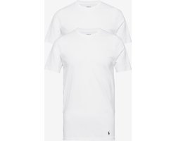 Polo Ralph Lauren Heren T-Shirt CLASSIC CREW NECK 2-pack regular fit Wit M Ronde Hals Volwassenen