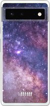 6F hoesje - geschikt voor Google Pixel 6 -  Transparant TPU Case - Galaxy Stars #ffffff