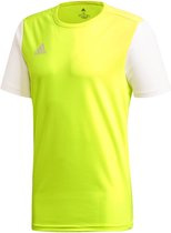 adidas Estro 19  Sportshirt - Maat 164  - Jongens - geel/wit