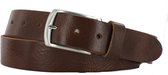 Leren Riem Dames/Heren | 3.5cm breed | Riemmaat: 85cm (totale lengte: 100cm) | 100% echt leer | Nikkelvrije gesp | Kleur: cognac/bruin