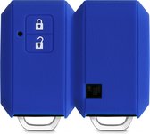 kwmobile autosleutel hoesje voor Suzuki 2-knops autosleutel Keyless Go - Autosleutel behuizing in blauw