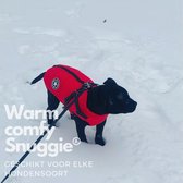 Snuggie® Ruby Red Hondenjas - Maat L - Kleine en grote honden - Gevoerde honden jas - 3M reflectiemateriaal