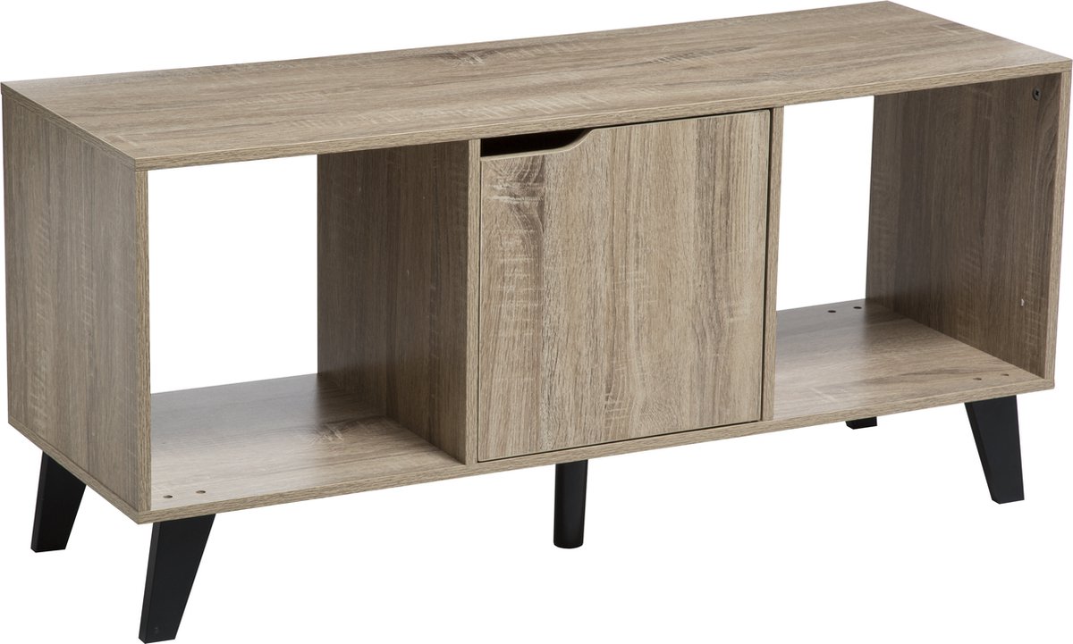 5 Five Simply Smart Five - Tv Meubel - Naturel Met Zwarte Poten - 100.8x33.5x47 cm